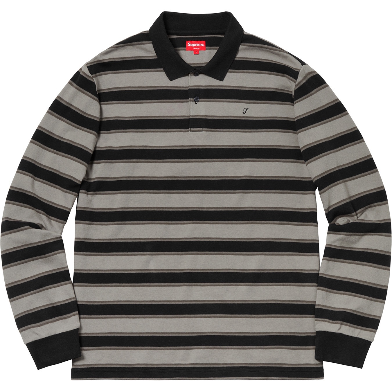 Striped L/S Polo view 5